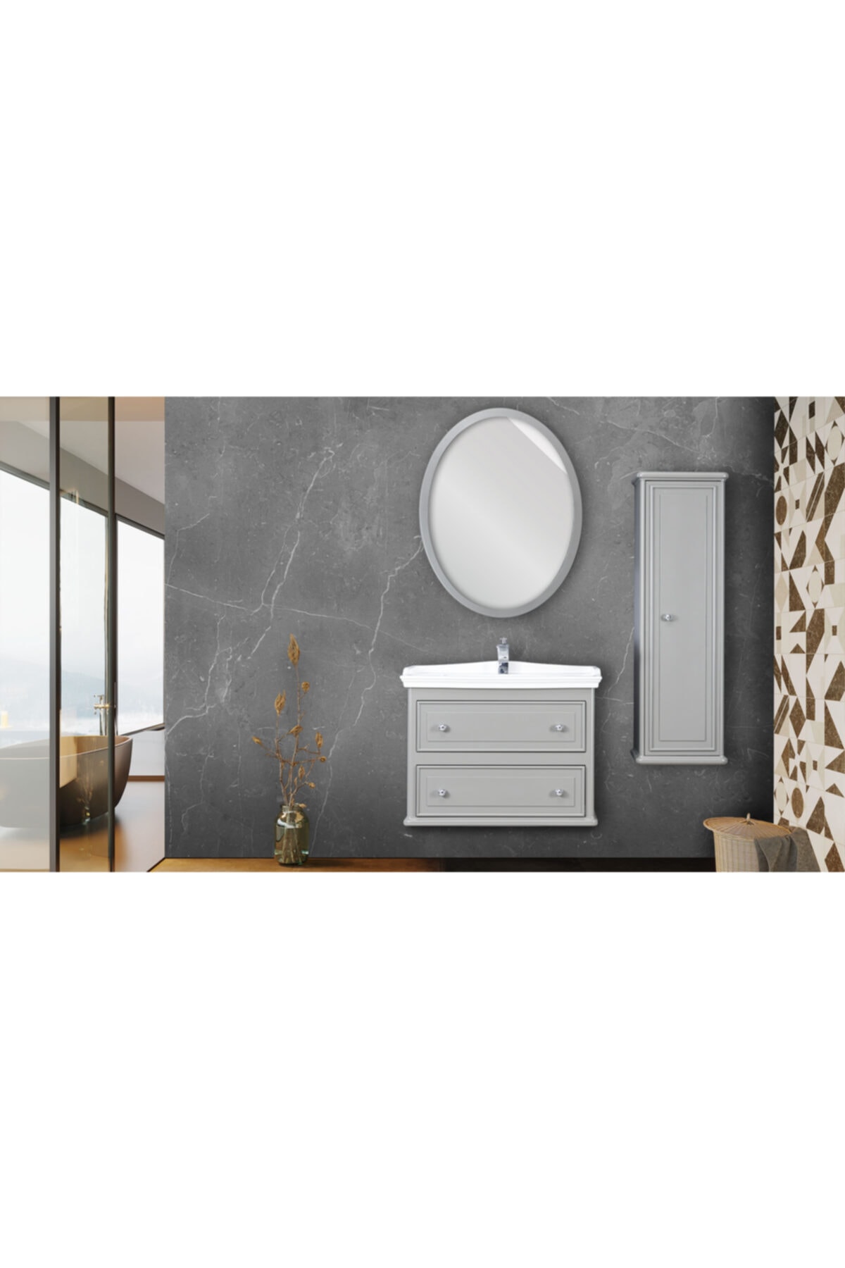 VTA MOBİLYA Petit Lavabo Dolabı 80cm