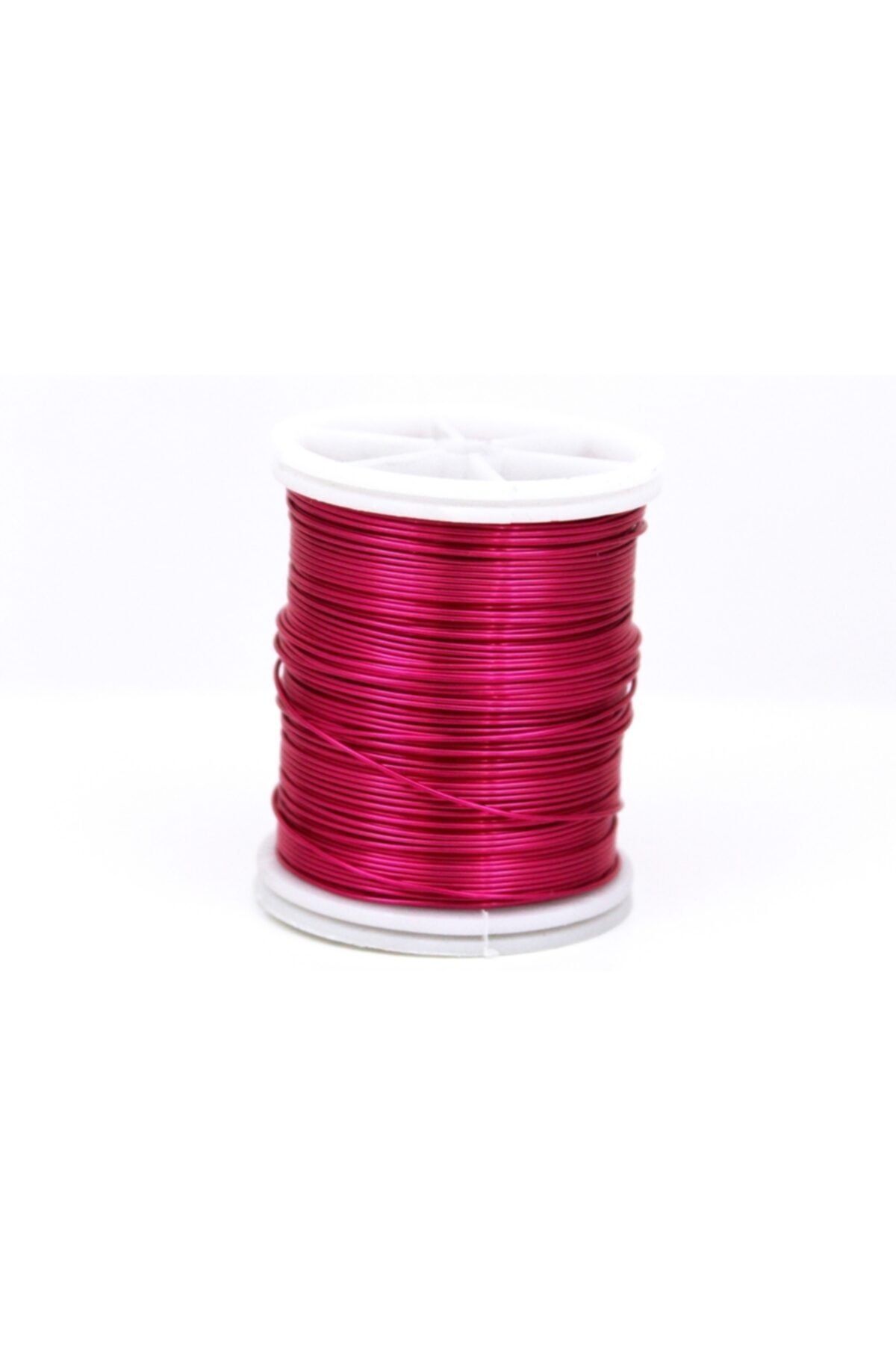 YF STORE 0.80 Mm Pembe Renk Bakır Tel, Bakır Çiçek Teli, Filografi Teli (8-9 Mt Arasında)