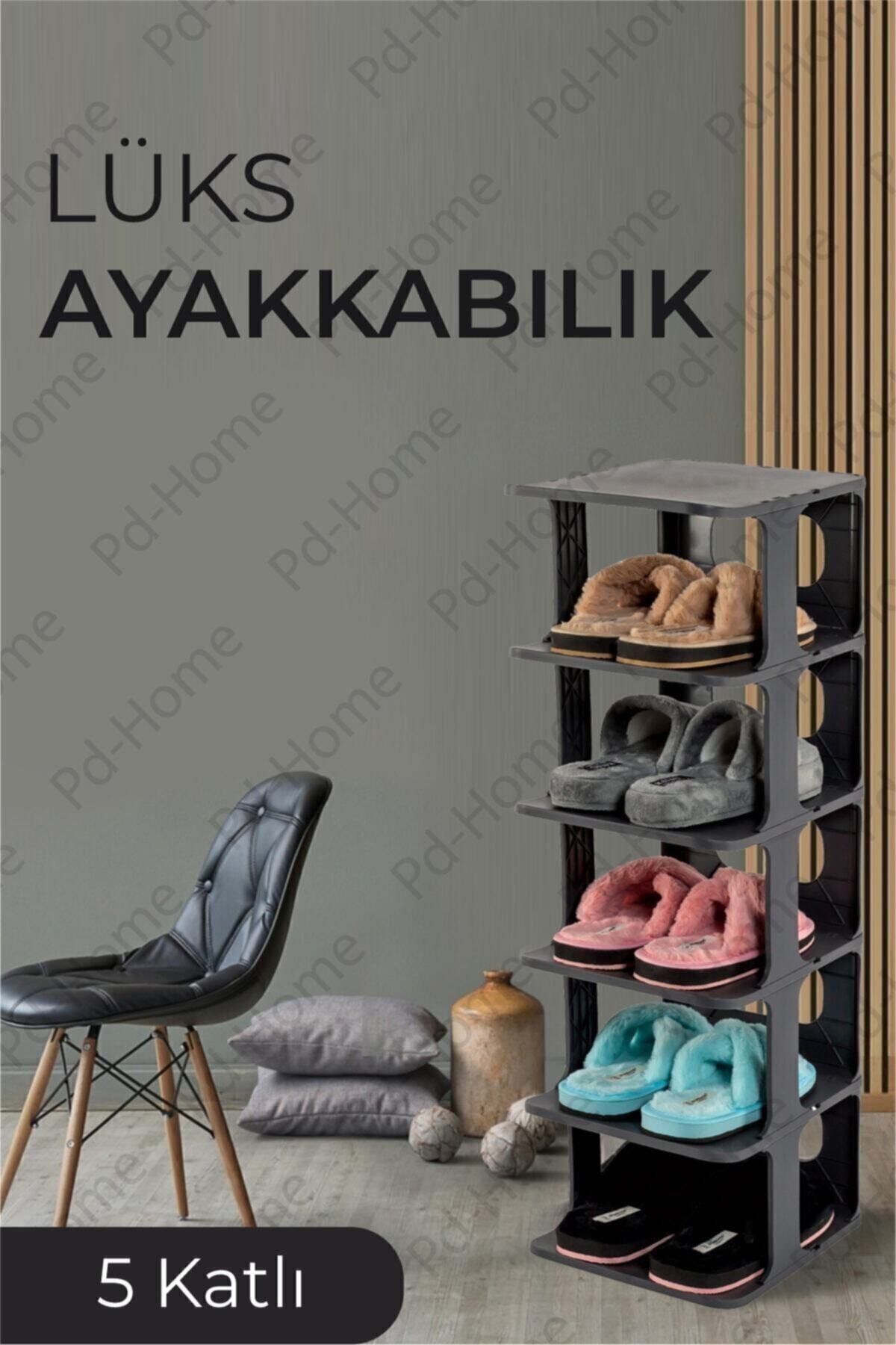 aşçıbaşı ticaret Düzenleyici Portatif Lüks Ayakkabılık 5 Katlı