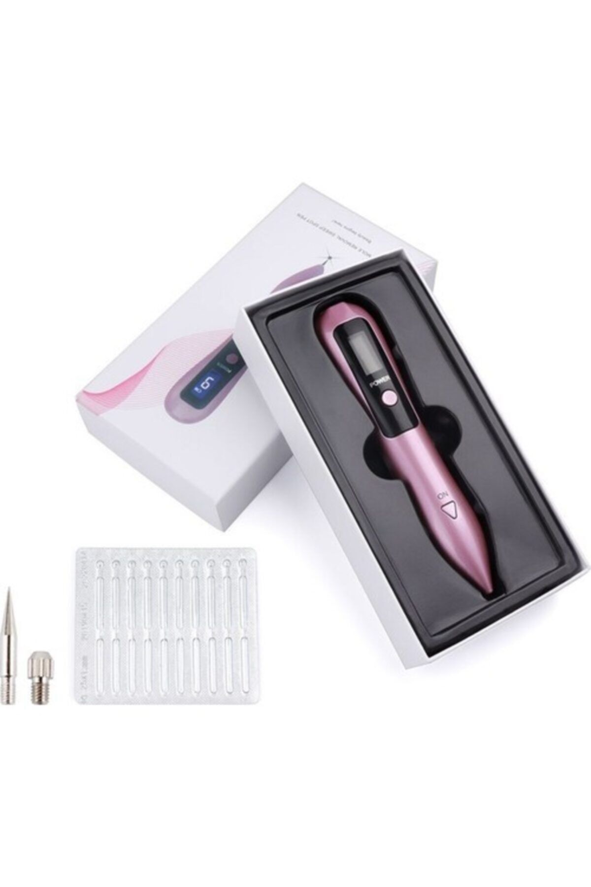 PONİS Plazma Pen Profesyonel Pembe Plasma Pen Çil- Ben-siğil Ve Leke Çıkartma Cihazı