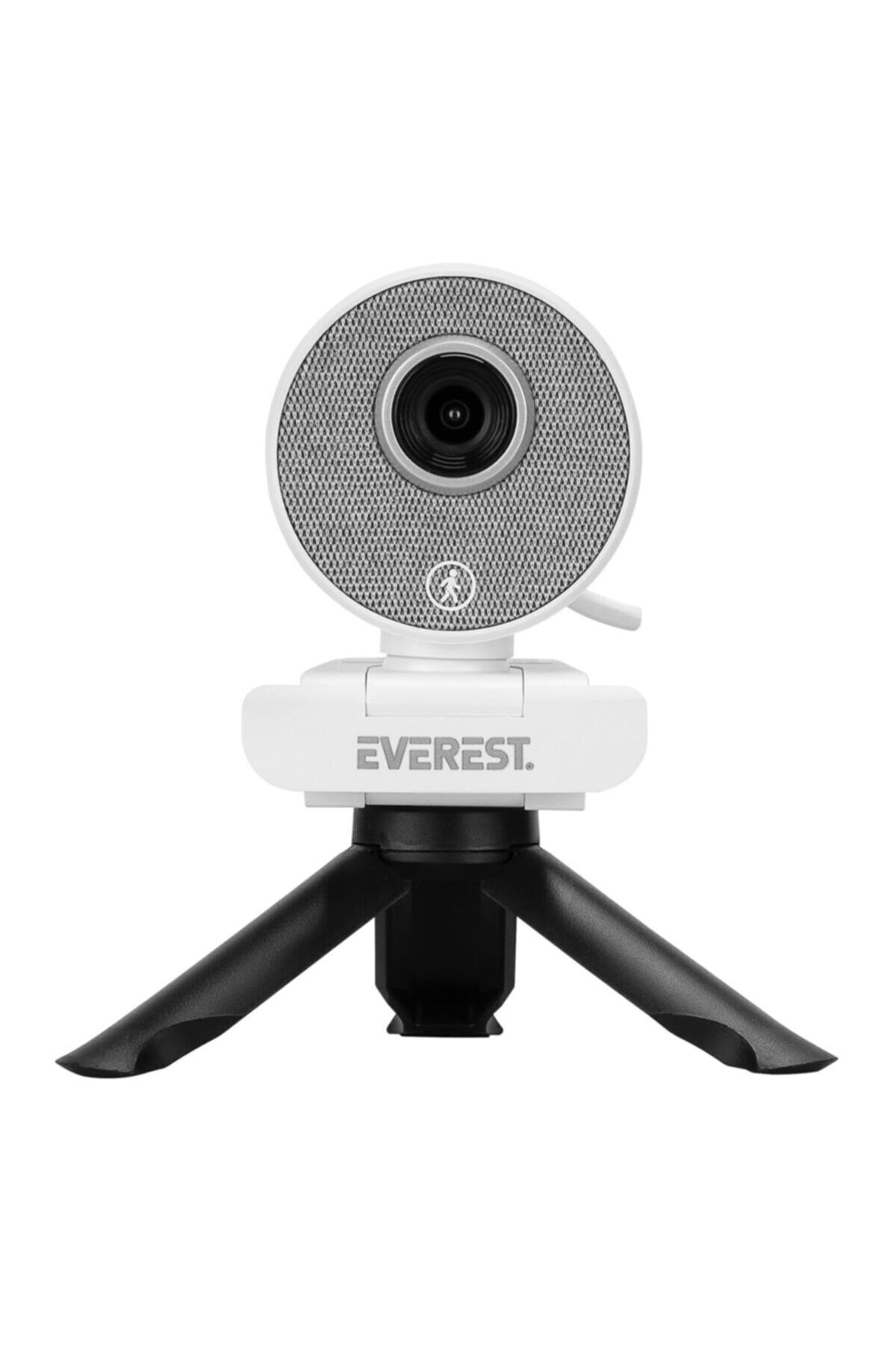 Everest Sc-hd09 1080p Full Hd Auto Tracking Harekete Duyarlı Tripod Ve Mikrofonlu Webcam Usb