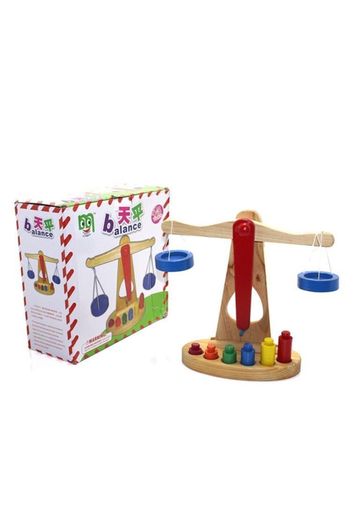 angel store Ahşap Eğitici Tartı Oyunu Akıl Zeka Çocuk Oyuncak