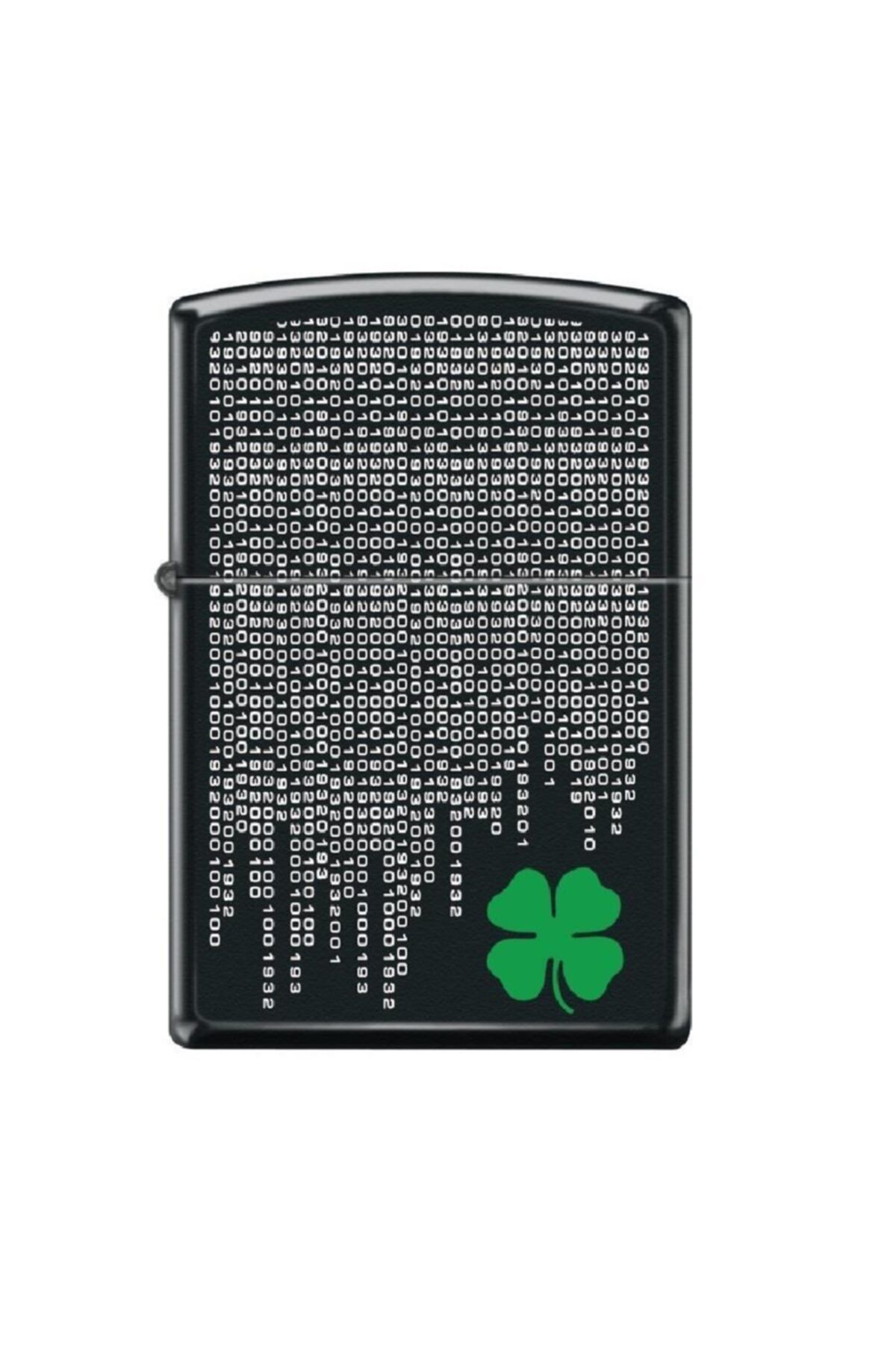 Zippo Çakmak Binary Clover Design