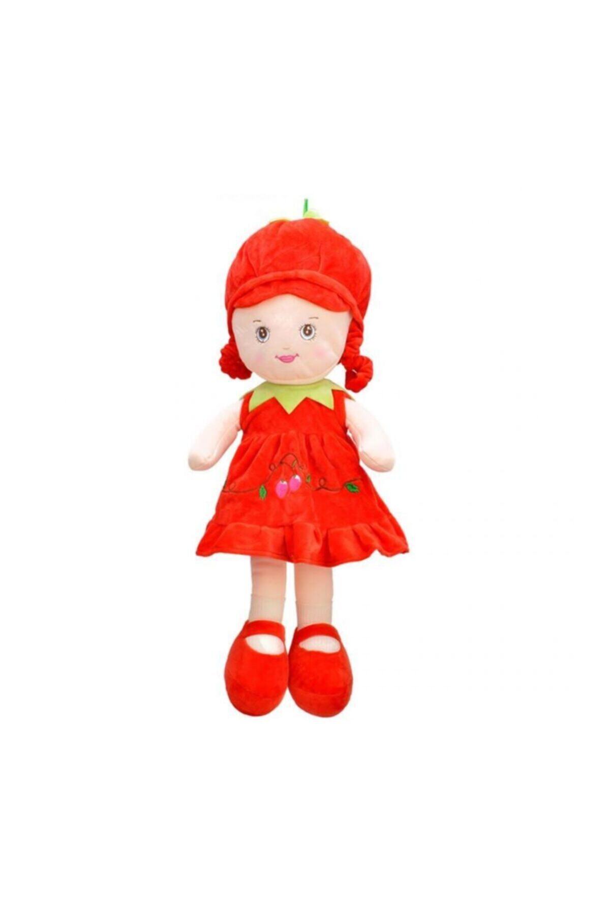 angel store Bebek 57 Cm Kırmızı Pelüş Çocuk Oyuncak