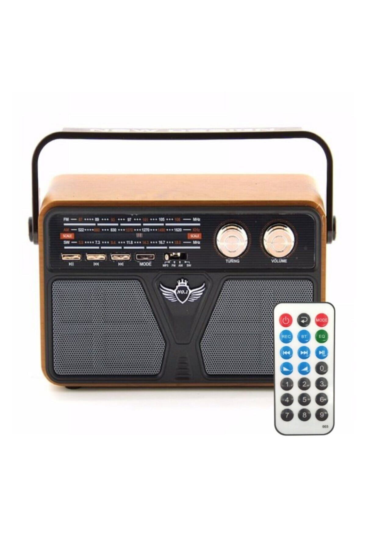 5DM 507b Dekoratif Eskitme Nostalji Uzaktan Kumandalı Radyo Usb Aux Hafıza Kartı Bluetooth Şarjlı