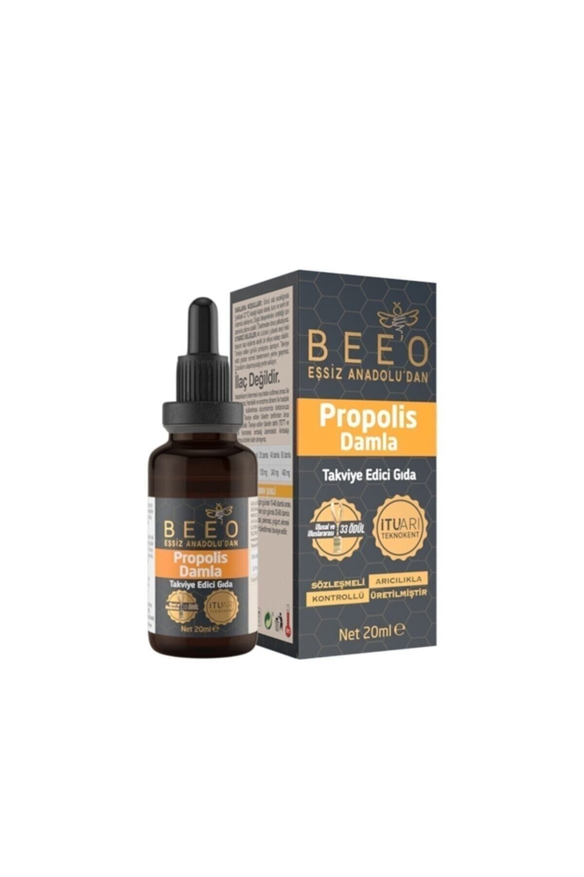 bitki diyarı Propolis Damla Alkol Bazlı Beeo 20ml