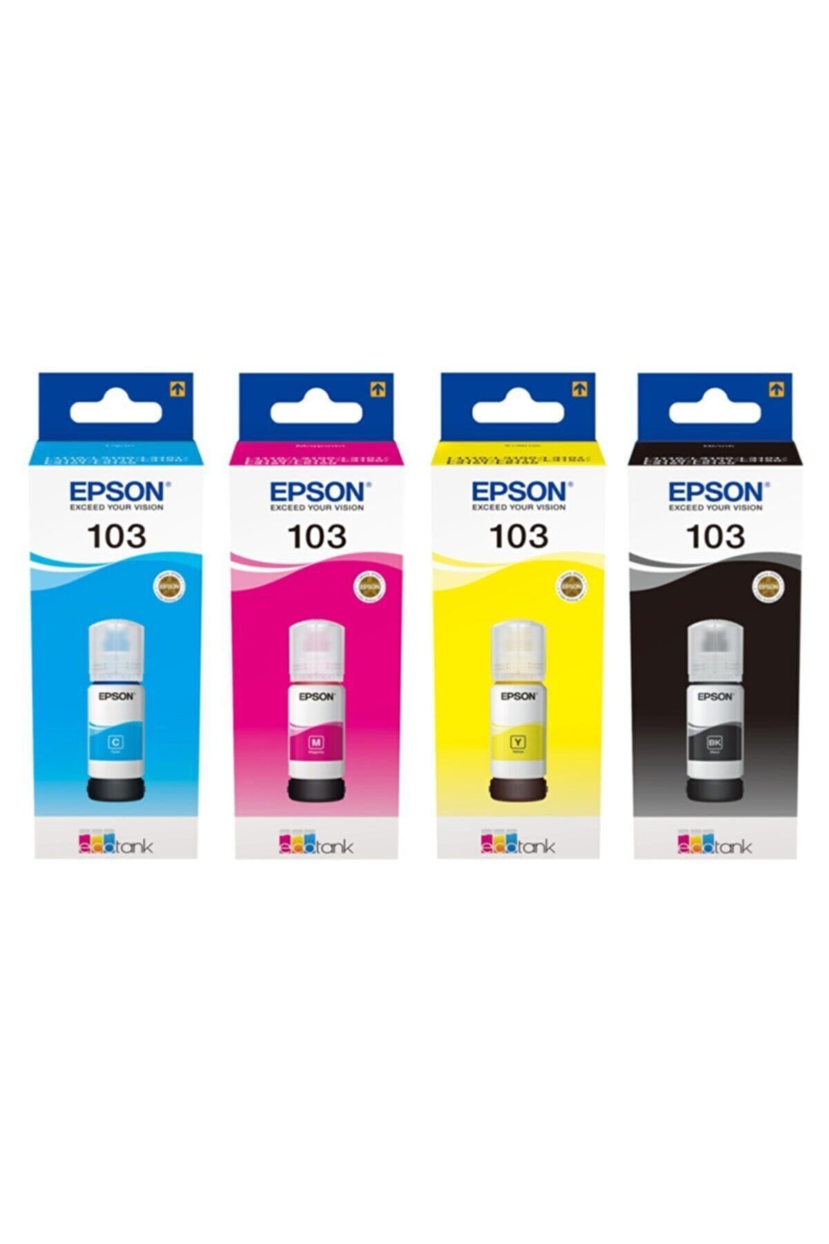 EPSON 103 Orjinal 4 Renk 65ml Mürekkep Seti