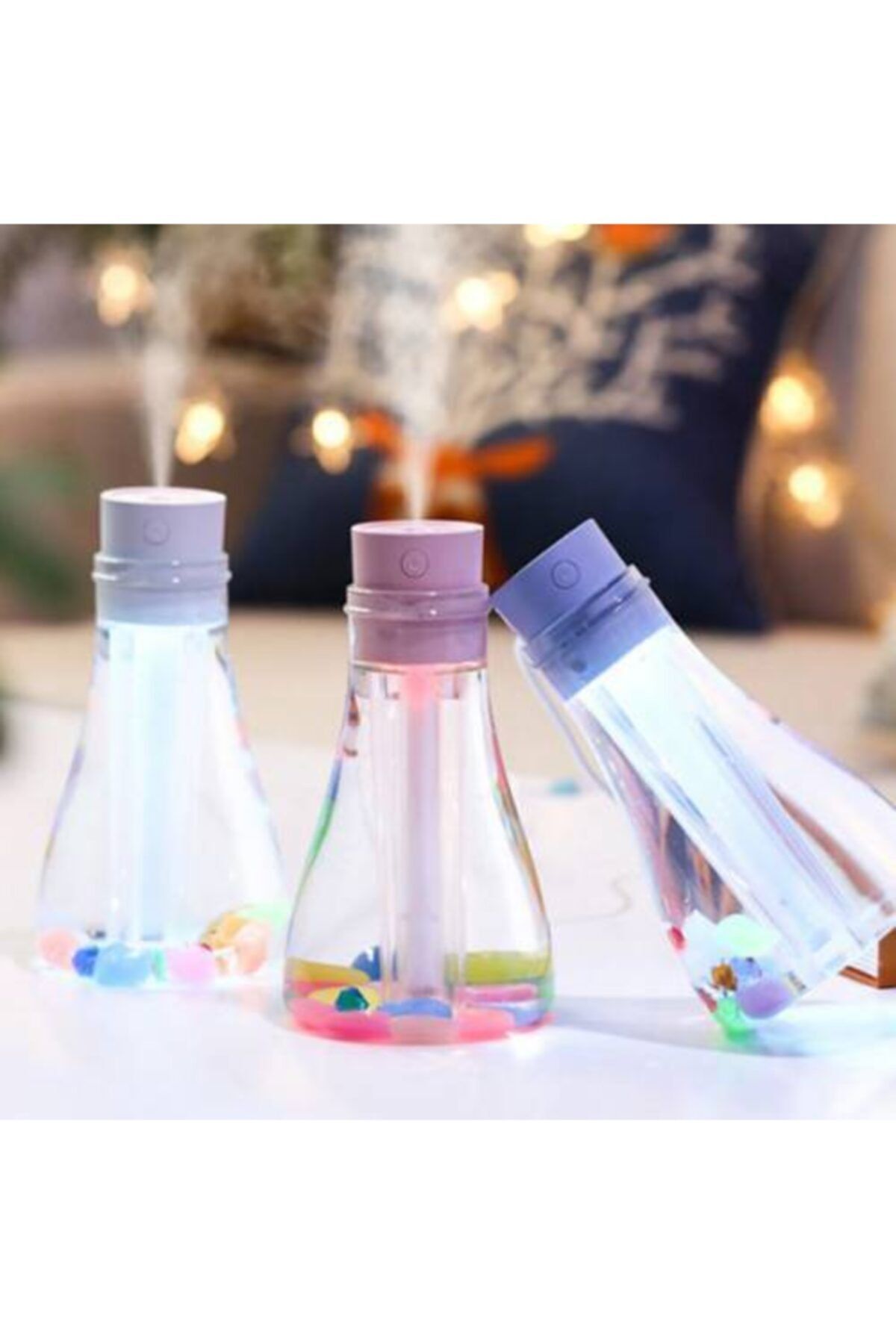 Polhammobile Led Işıklı Oda Hava Nemlendirici Buhar Makinası Ofis Ev Oda Nemlendirici 500 ml