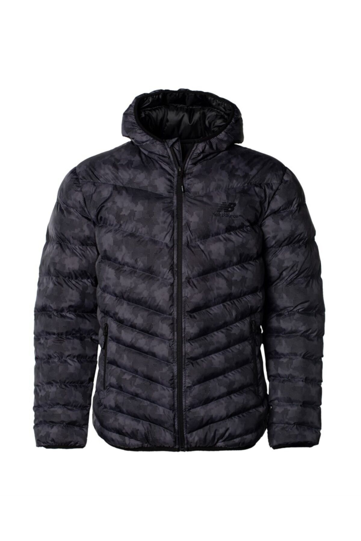 New Balance Nb Puffer Vest Erkek Siyah Ceket - Mpj3121-camo