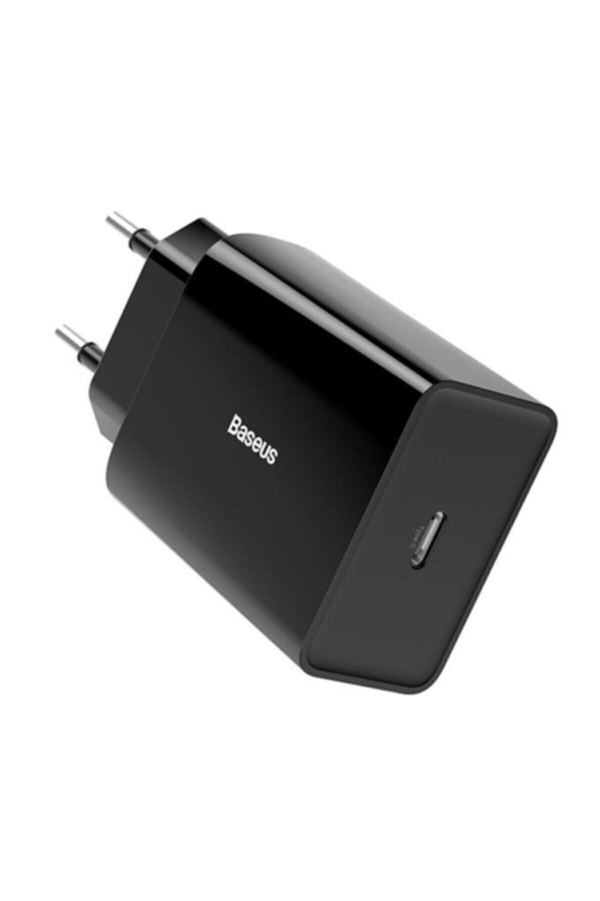 Baseus Speed Mini Quick Charger 18w Şarj Başlık Type-c Hızlı Şarj Adaptörü Siyah