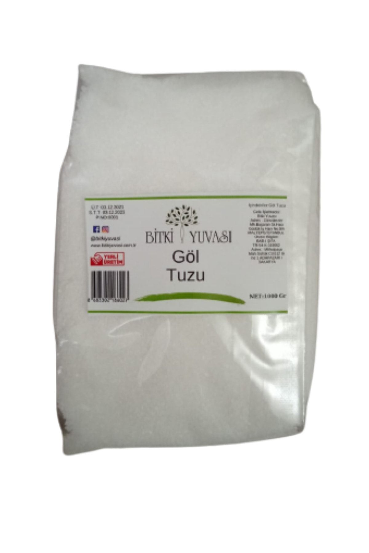 Bitki Yuvası Göl Tuzu 5 Kg (kristal)