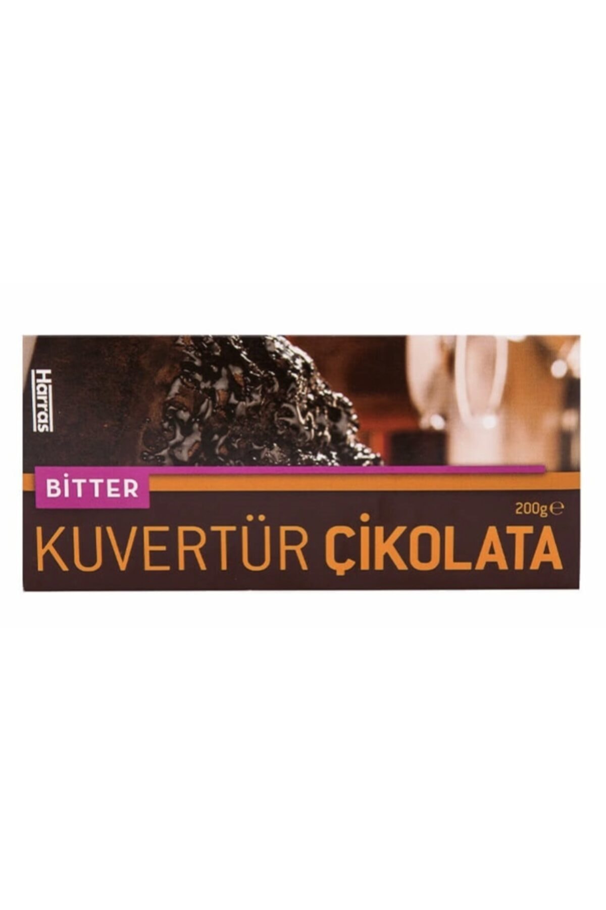 Harras Kuvertür Bitter Çikolata 200 gr