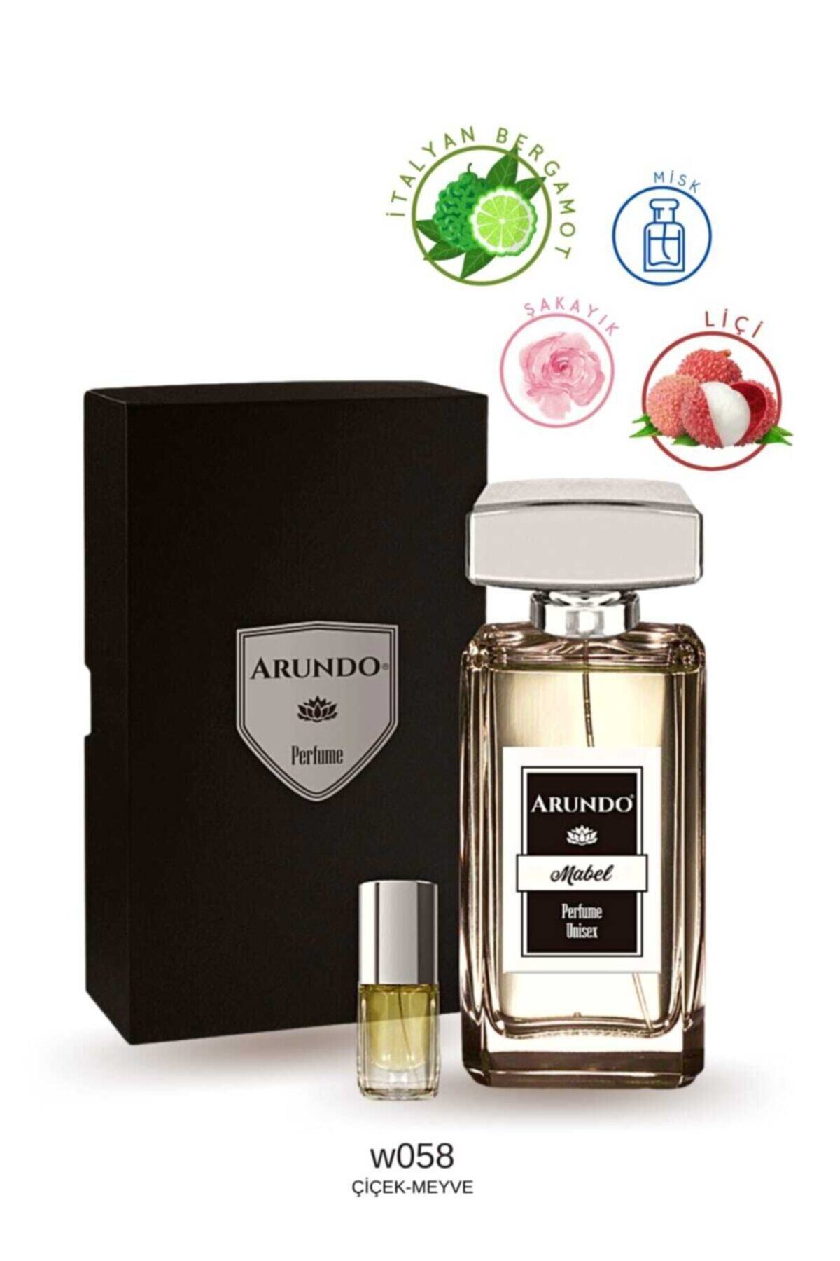 ARUNDO XİR - W-058- Mabel-narkotik,unisex ,50 Ml Edp + Saf Esans, Kalıcı Parfüm,