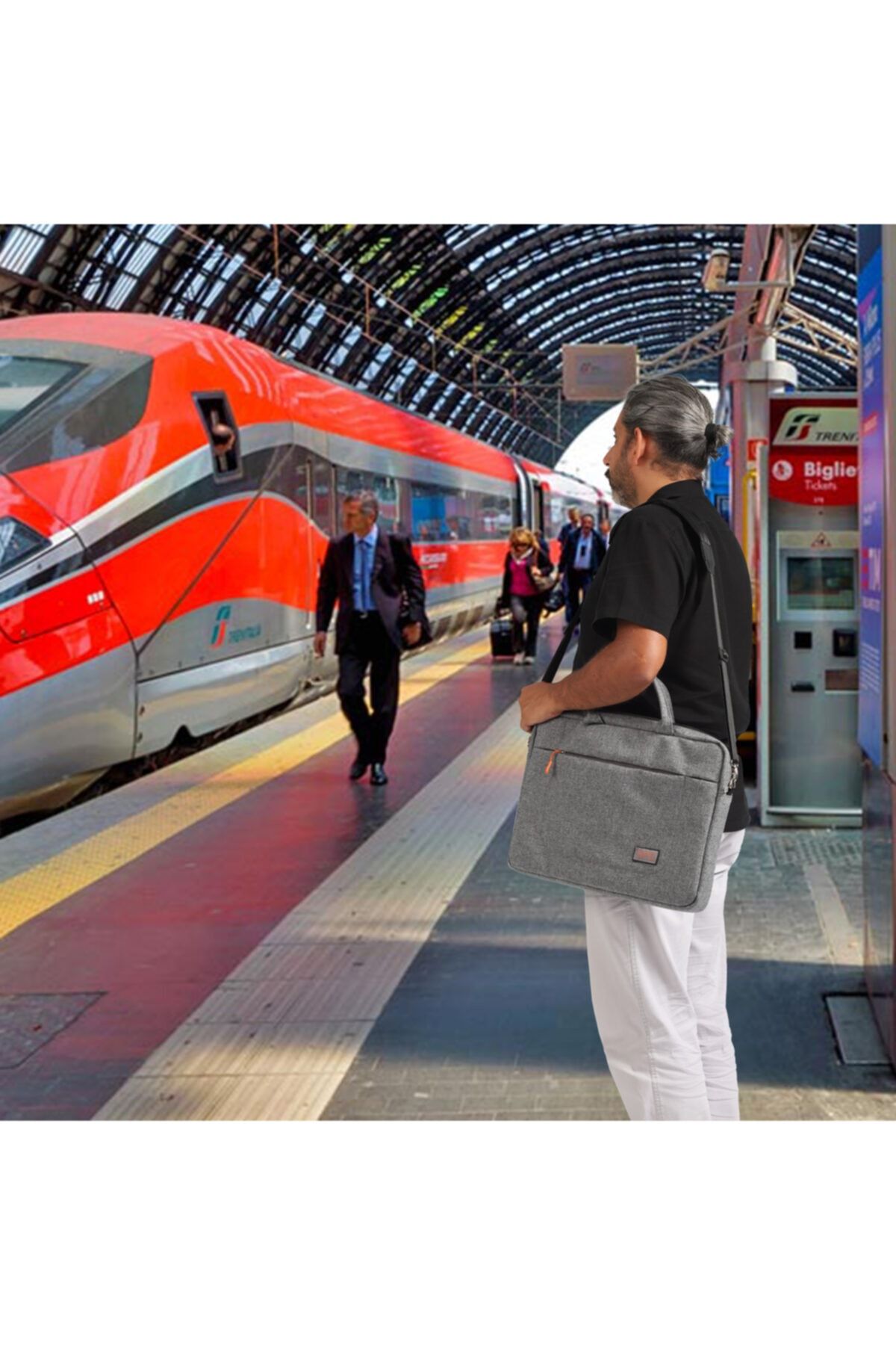 DFC BAGS Su Geçirmez Kumaştan Laptop Çantası, Evrak Çantası, Iş Çantası, Notebook Çantası, Çok Amaç