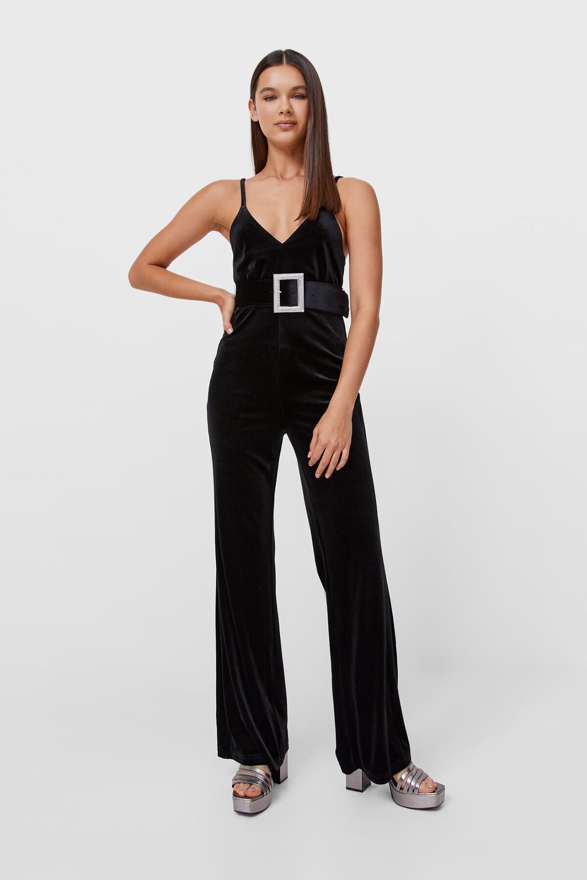 Stradivarius Kemerli Kadife Tulum