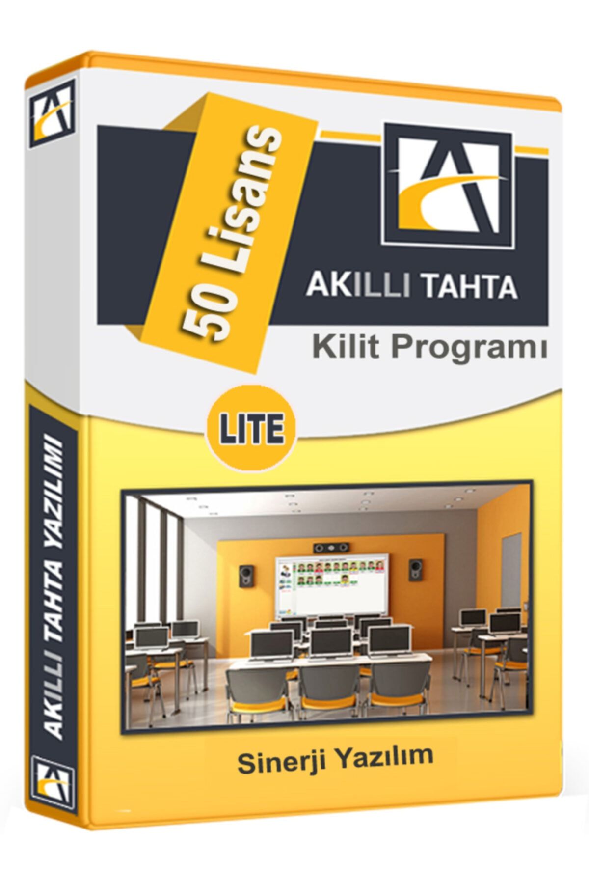 Sinerji Yazılım Eğitim Kurumları Için Akıllı Tahta Kilit Programı 50 Kullanıcı Lisansı