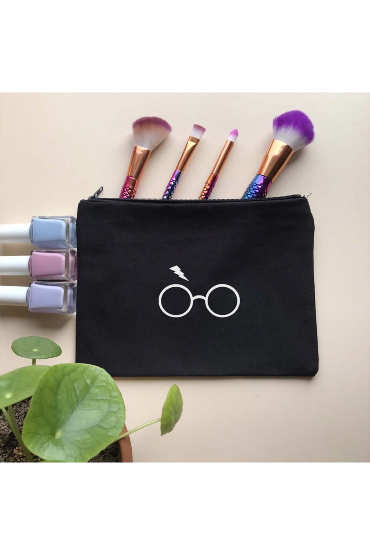 nlspoint Siyah Makyaj Çantası Harry Potter