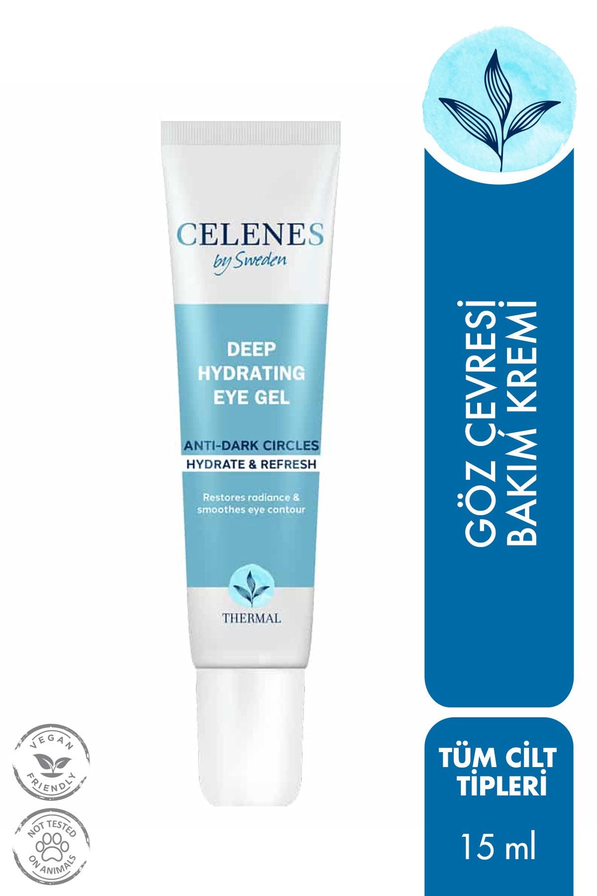 Celenes Thermal Derinlemesine Nemlendiren Göz Çevresi Bakım Jeli 15 ml