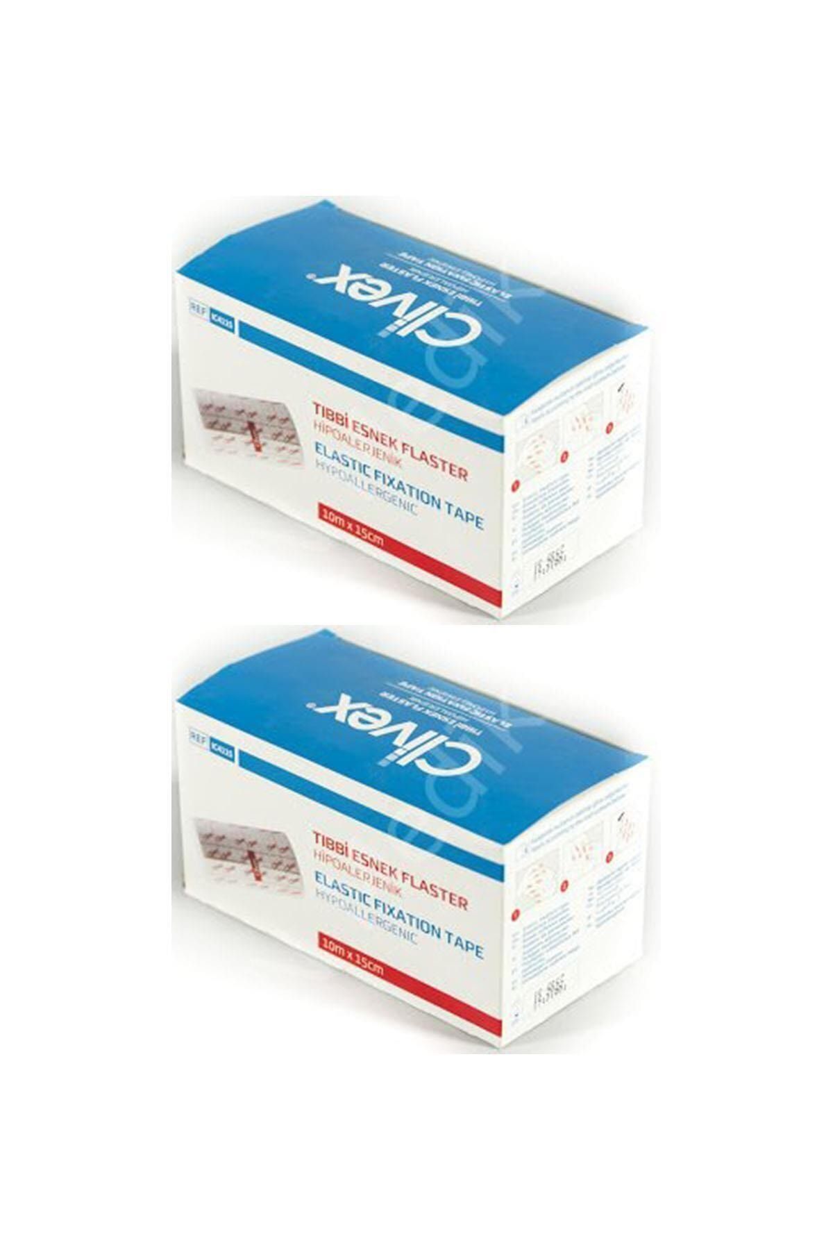 CLİVEX Hipoalerjenik Tıbbı Esnek Flaster 10 X 10 cm 2 Adet