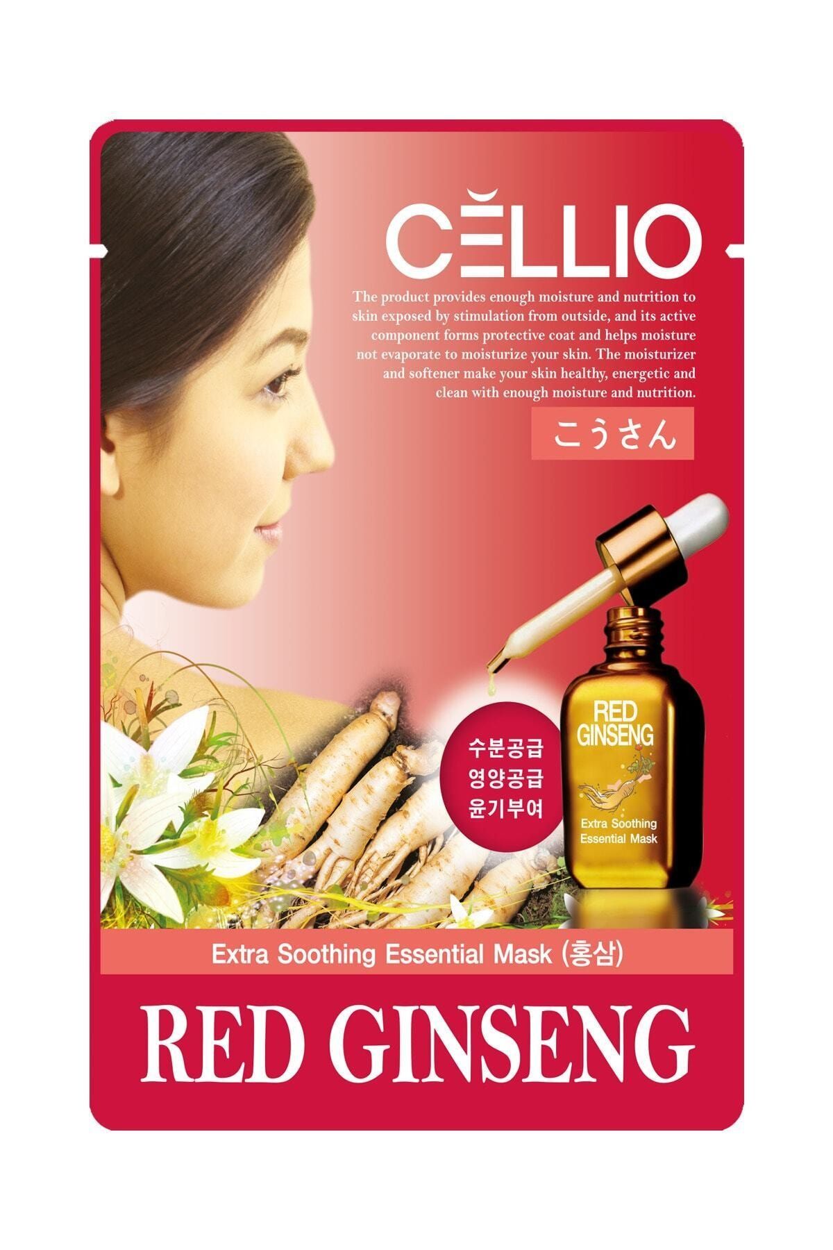 DR. CELLIO Sıkılaştırıcı Kırmızı Ginseng Özlü Tedavi Edici Klinik Tarzı Vegan Ampoule Maske