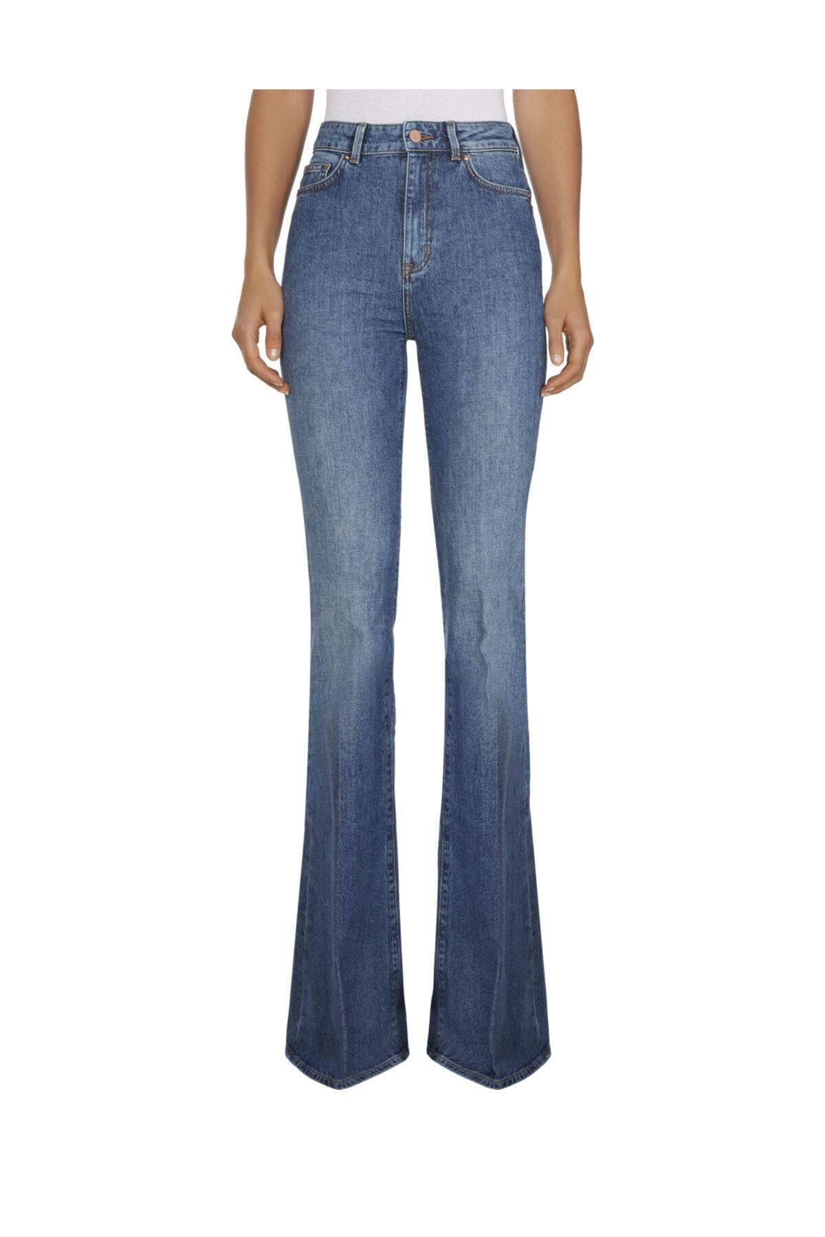 Tommy Hilfiger Kadın Mavi Jeans Zendaya Farra Hw Bootcut WW0WW24979