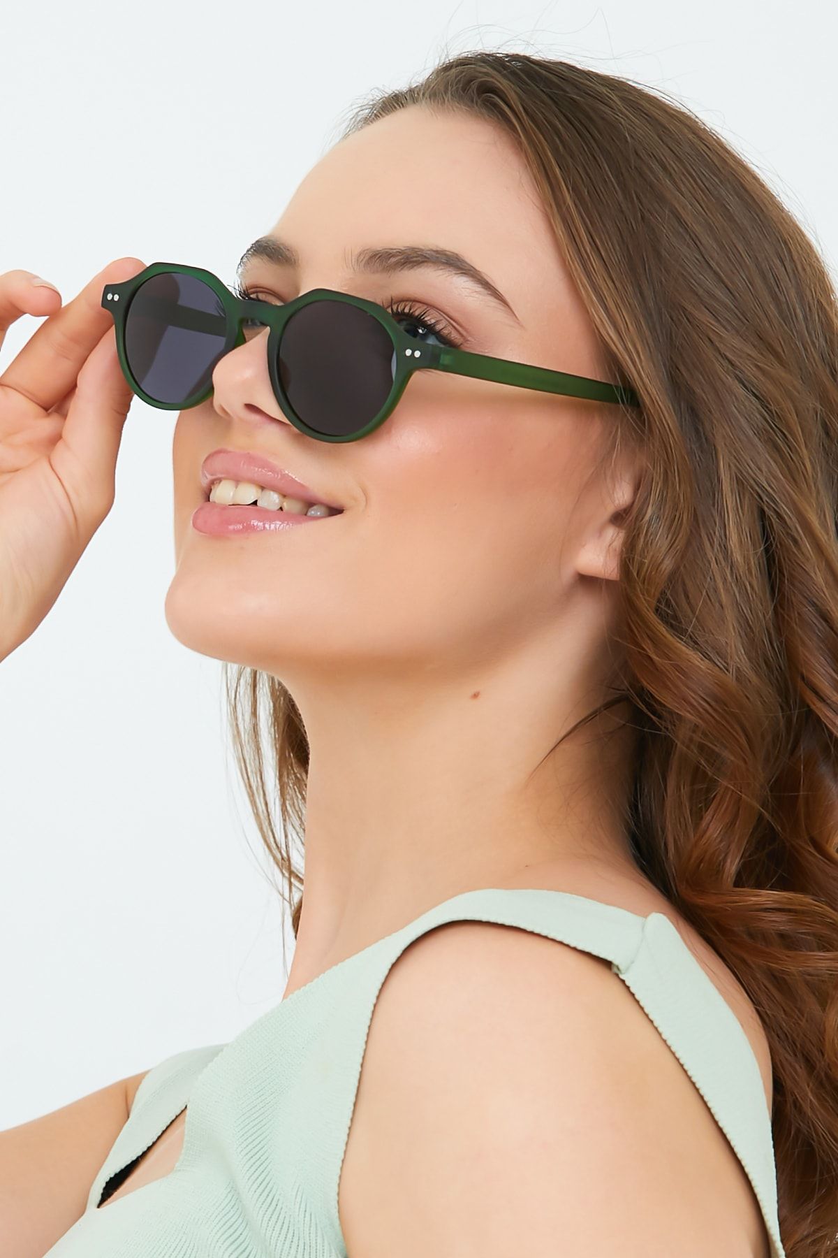 ModaLucci Yeşil Unisex Güneş Gözlüğü
