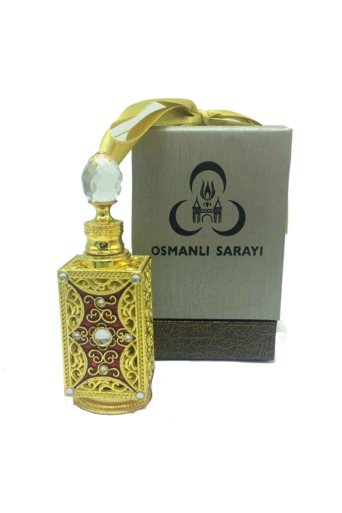 Osmanlı Sarayı Padişah Kokusu Sarı Kare Tasarım Şişe 12gr