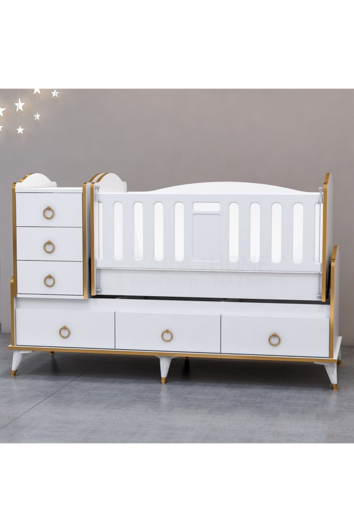 Garaj Home Elfin Gold 60x120 Uzayan Asansörlü Beşik
