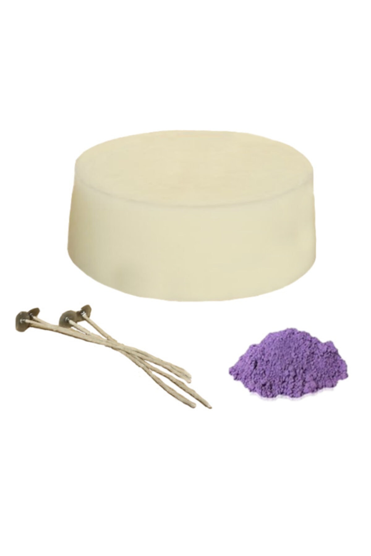 Mumhane Soya Wax (soya Parafini) Mum Yapım Seti Mor