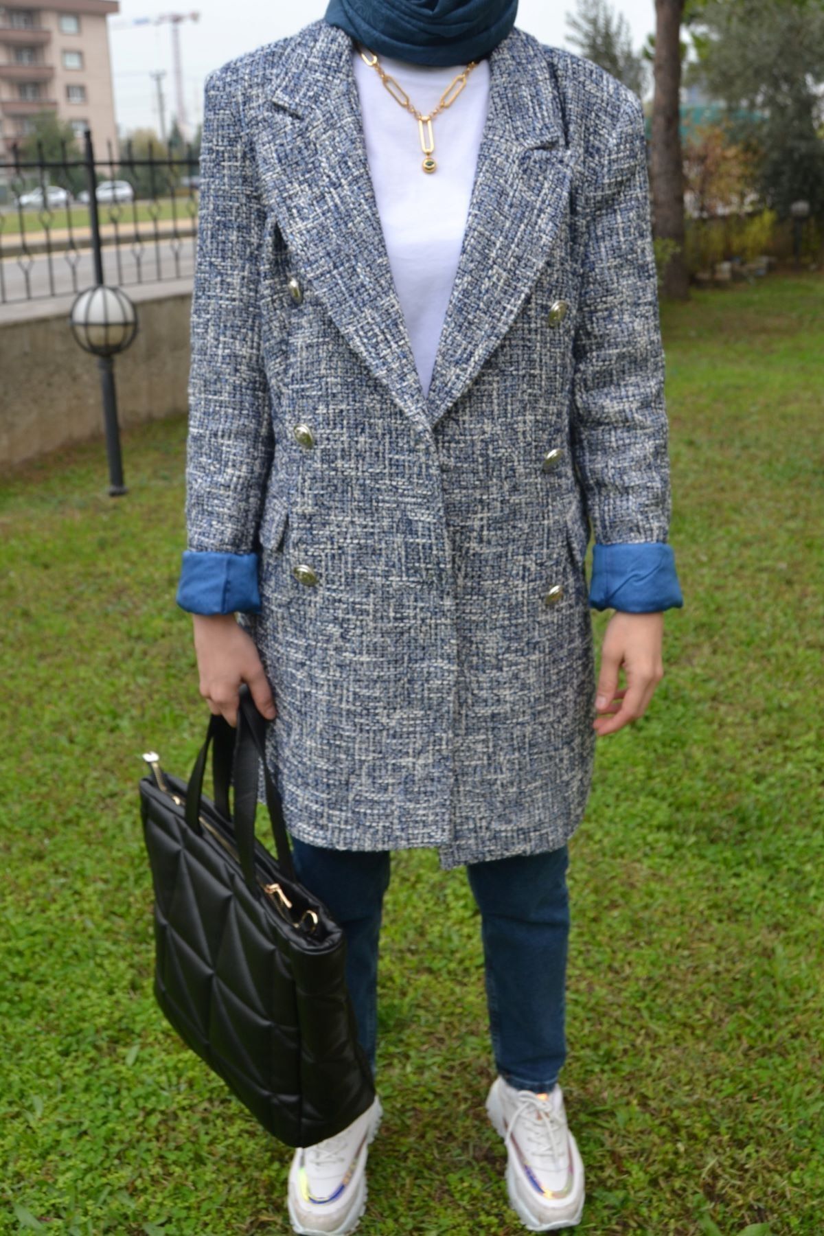 ASELA. Blazer Tüvit Ceket