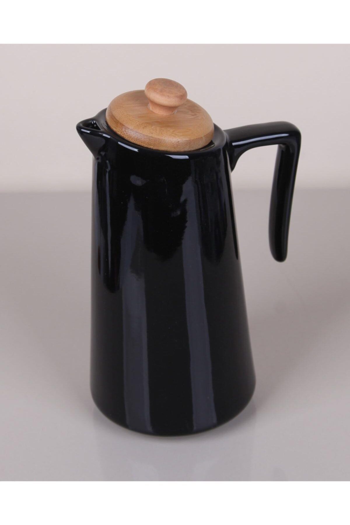 ALBETTO Porselen Yağlık Sirkelik Siyah 1100ml 21cm
