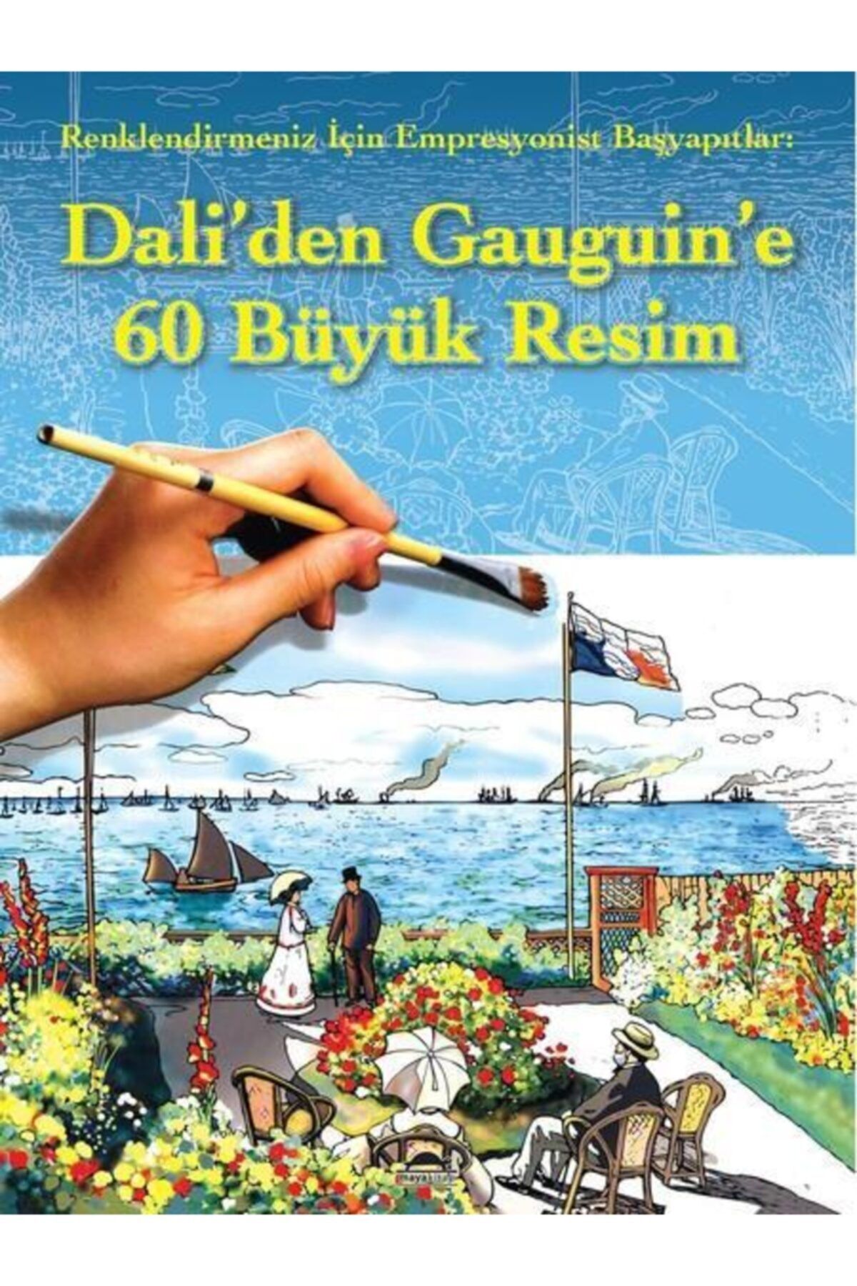 Maya Kitap Renklendirmeniz Için Daliden Gauguıne 60 Büyük Resim / Maya