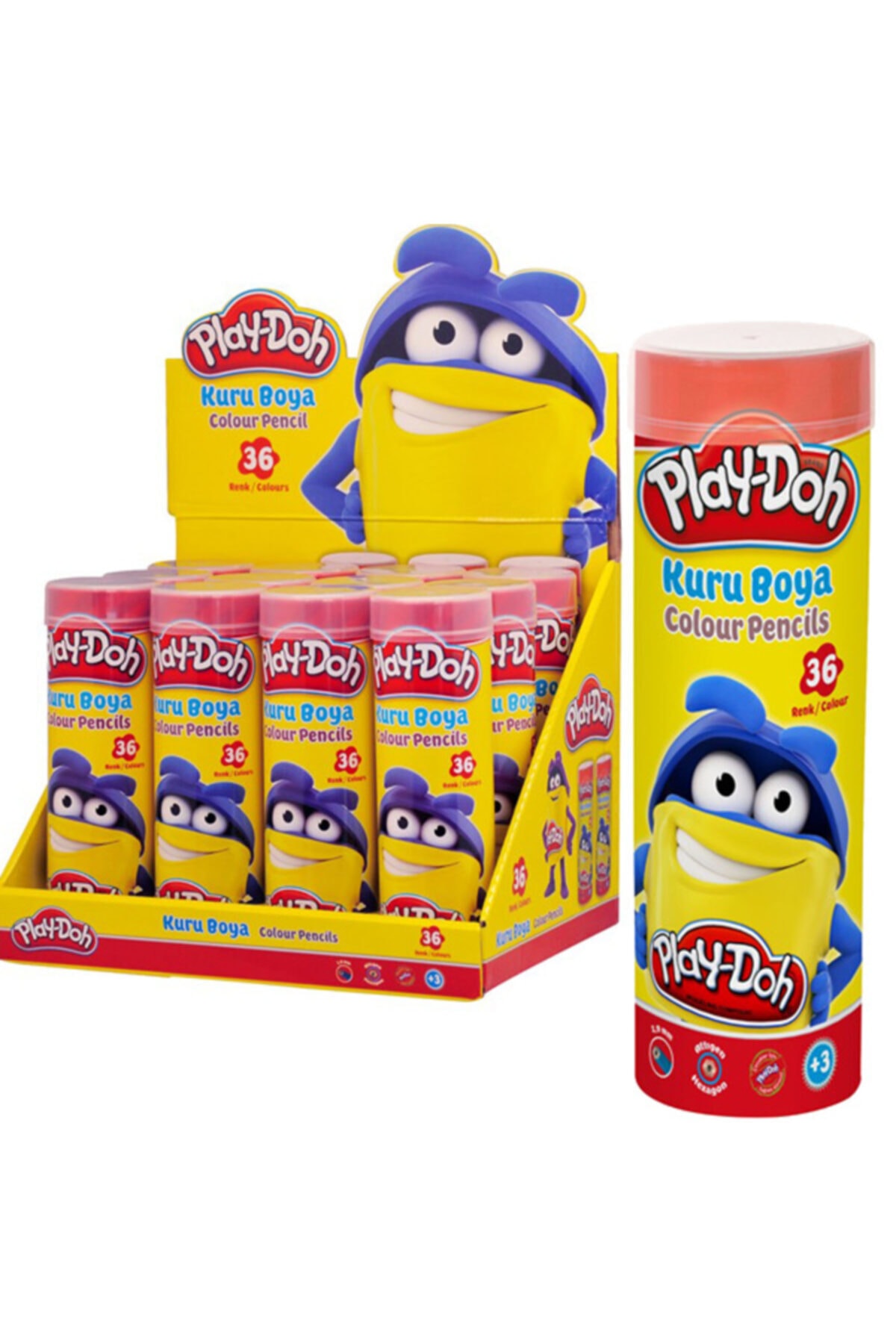 Play Doh Play-doh Kuru Boya Tüp 36 Renk Play-ku019