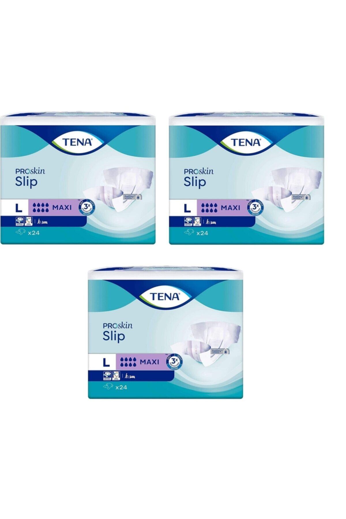 TENA Premium Maxi 8 Damla Belbantlı Hasta Bezi Large 24lü X3