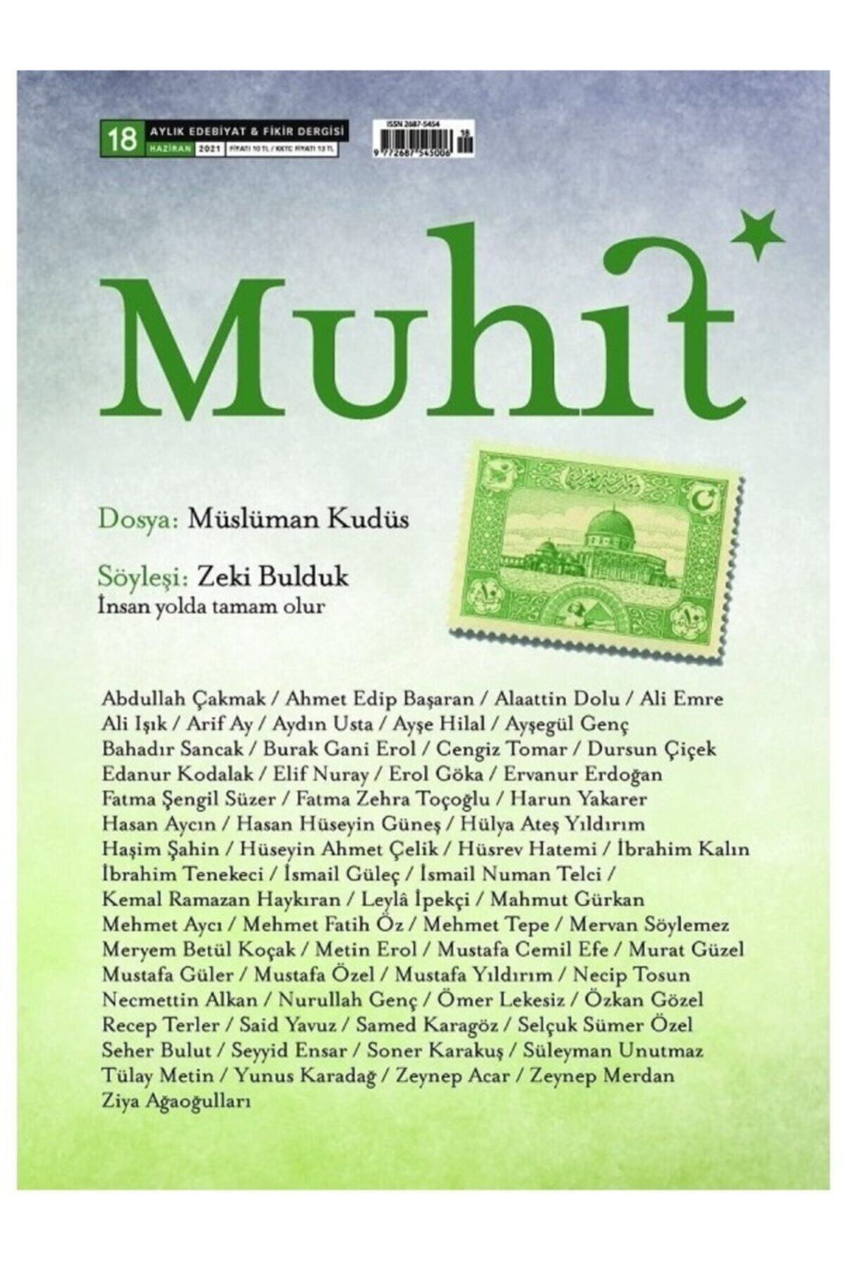 Muhit 18.sayı Haziran 2021