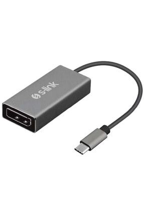 Swapp Sw-u510 Gri Metal Type-c To Displayport 4k Çevirici Adaptör Image 0