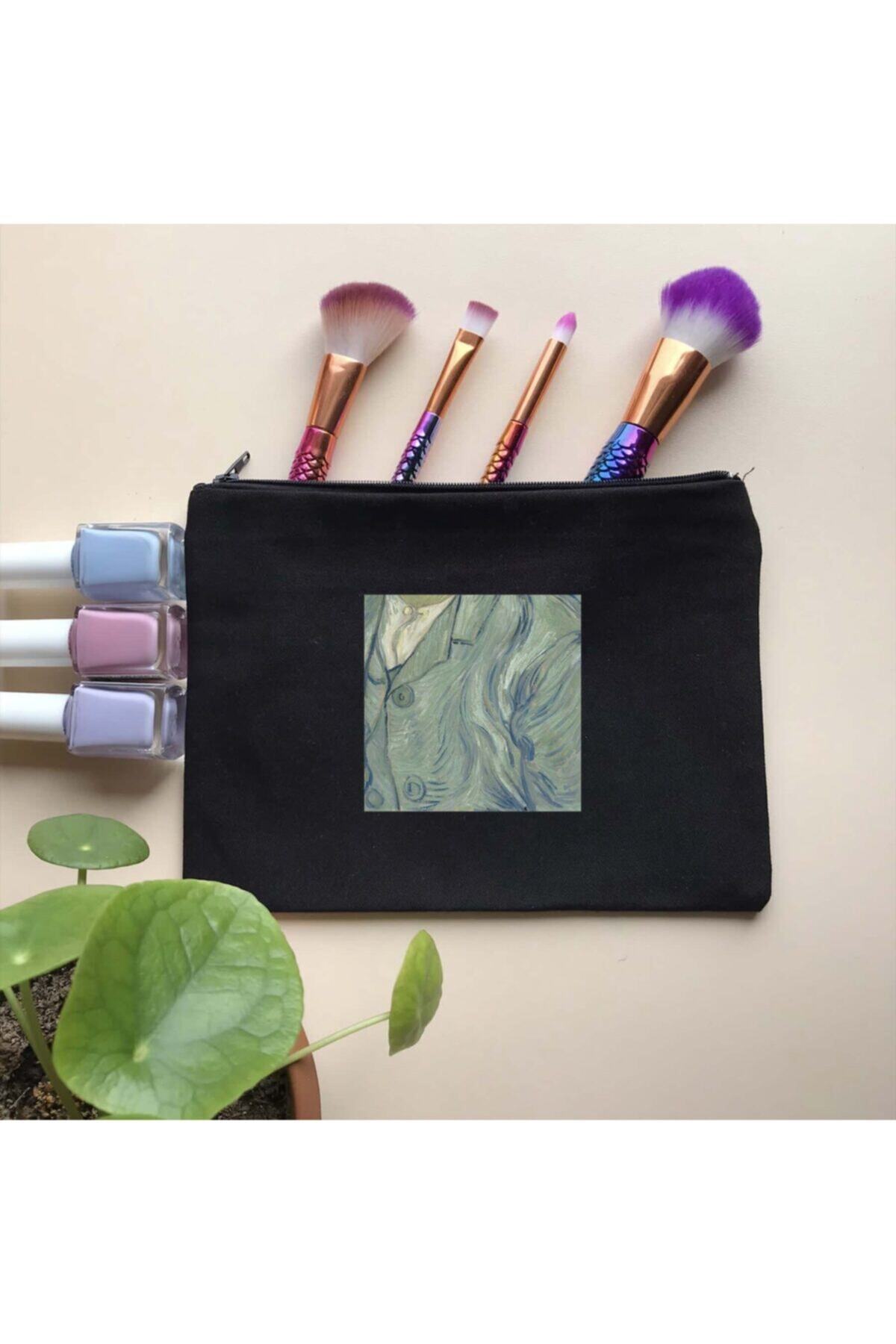 nlspoint Siyah Makyaj Çantası Van Gogh 2