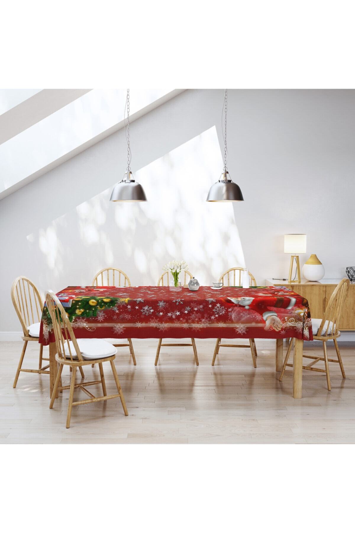 SWAWE Home Yılbaşı/christmas Temalı Özel Tasarım Masa Örtüleri Mikro Petek