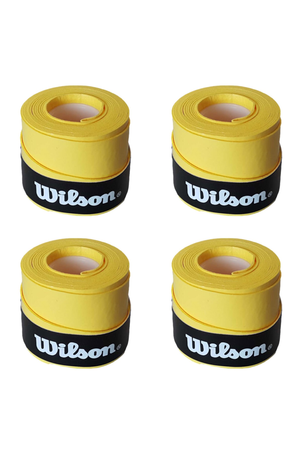 Wilson Comfort Bowl O'grips 4 Adet Grip, Tenis Raketi Gribi Sarı