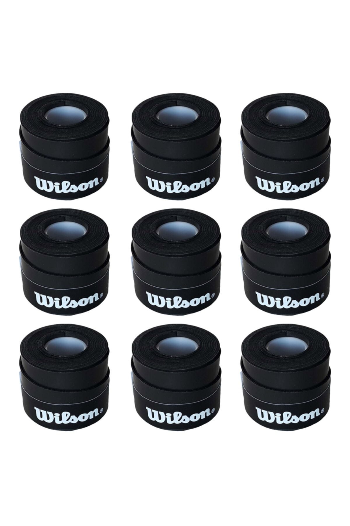Wilson Comfort Bowl O'grips 9 Adet Grip, Tenis Raketi Gribi Siyah