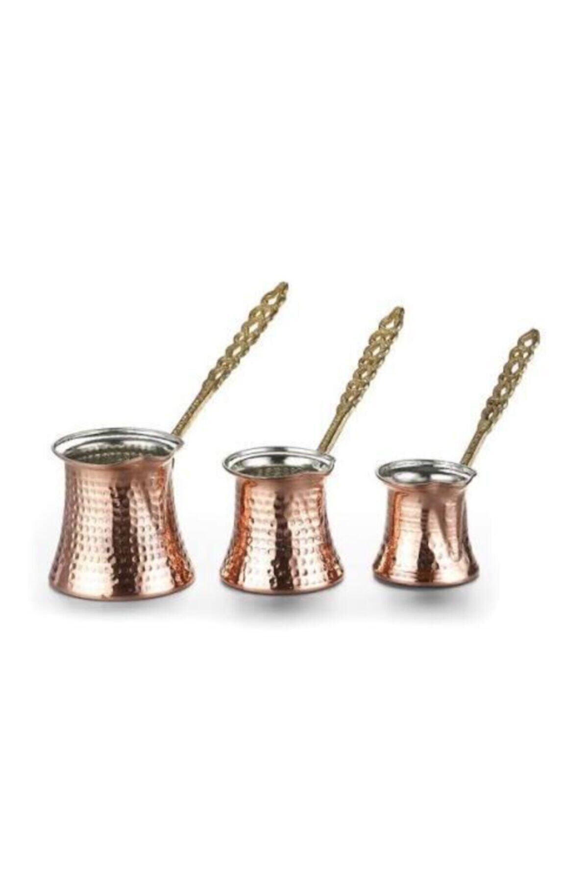 BAKIR Cezve Seti - 3 Lü Set