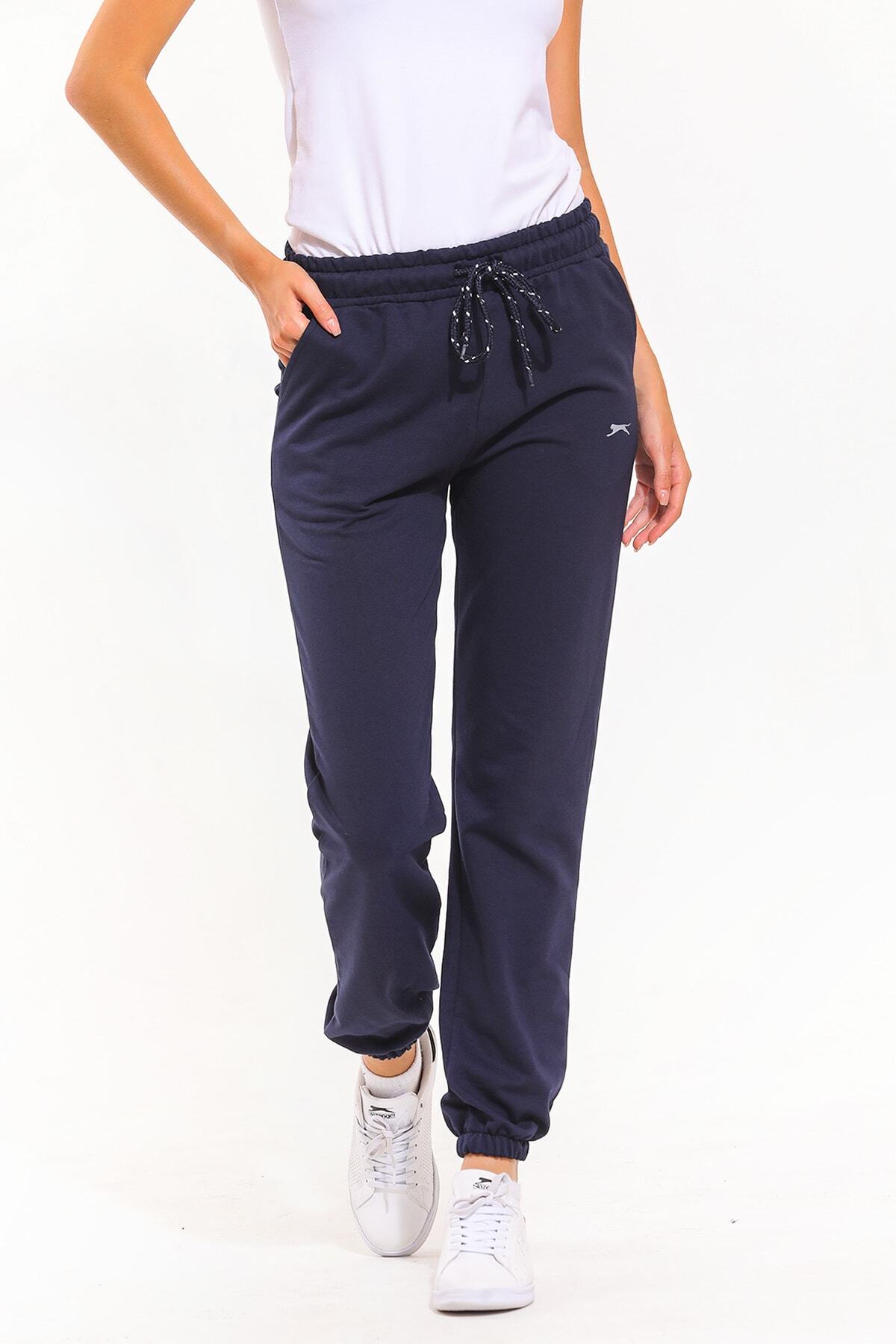 Slazenger Ilıyana Jogger Kadın Eşofman Altı Lacivert