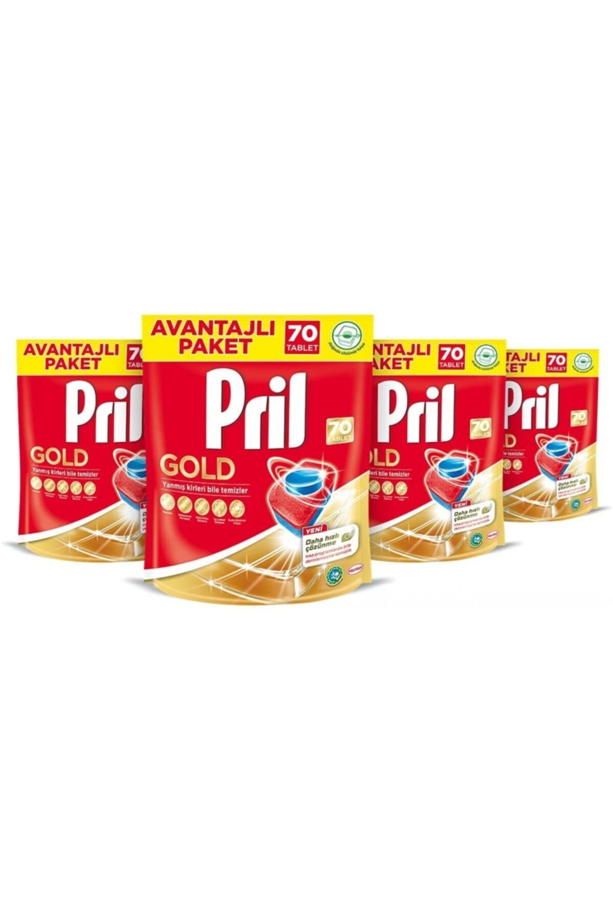 Pril Gold Tablet Bulaşık Makinesi Deterjanı 280 Kapsül 1 Paket 1 X 280 Adet