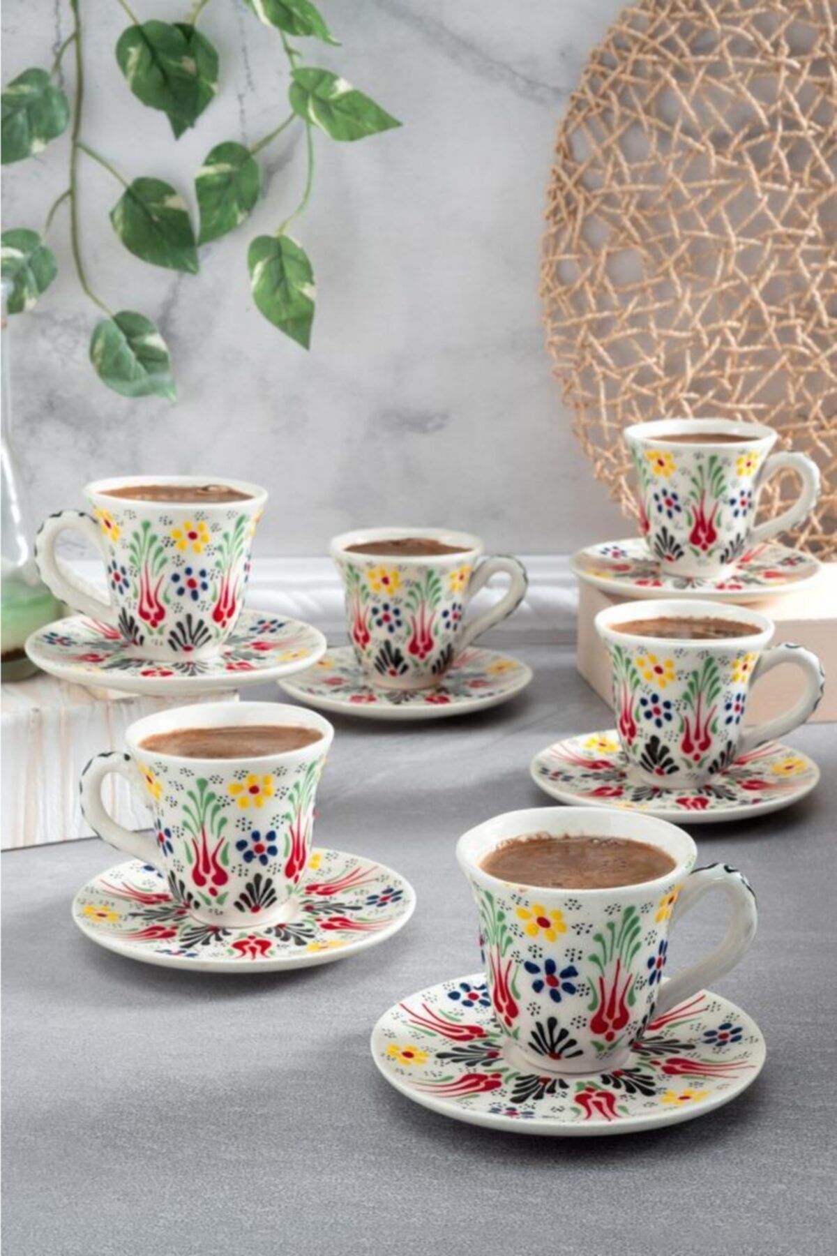 Louis Marie Nüma 6 Kişilik Kahve Fincanı Takımı