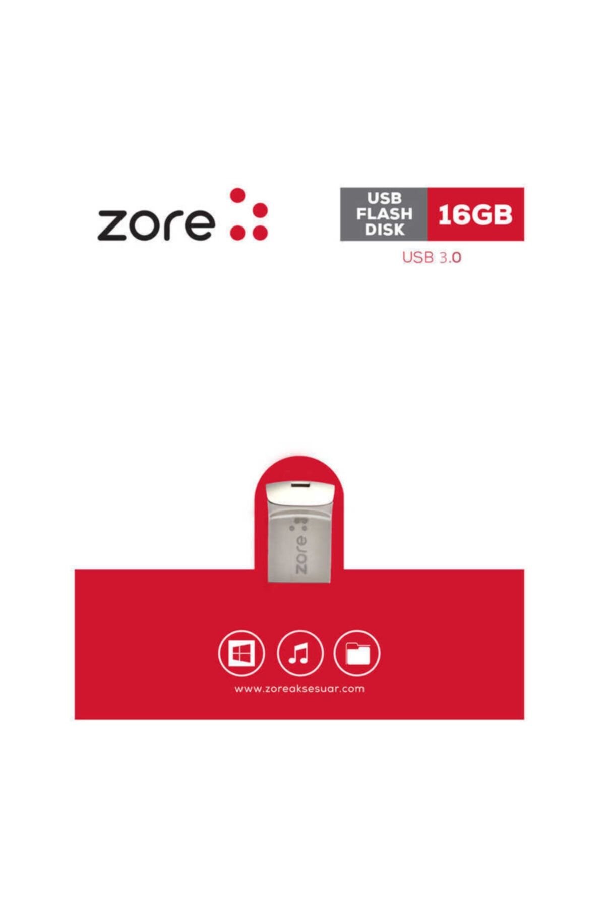 zore 3.0 Metal Mini Flash Disk 16 Gb