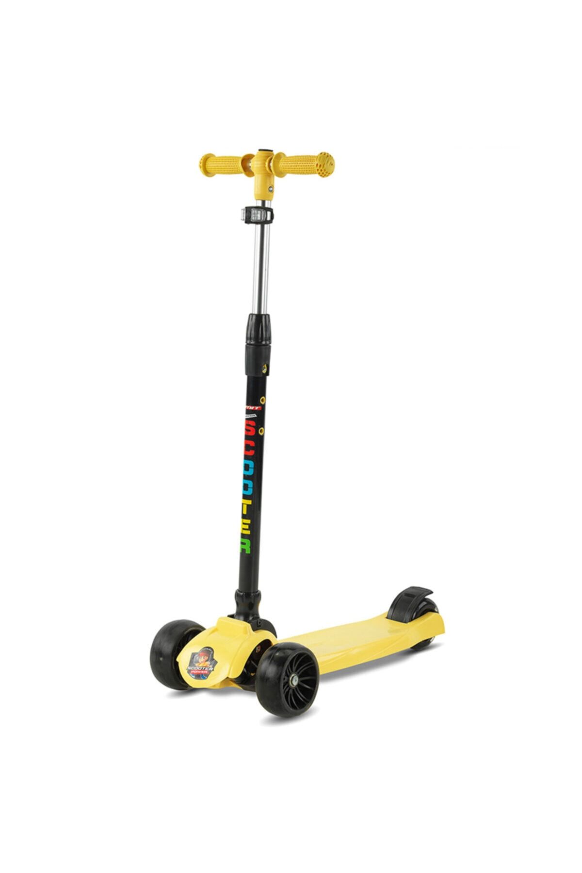 BabyHope 2022 Yılbaşı Fırsatları - Jy-h02 Power Scooter Sarı - ™ Beyaz At®