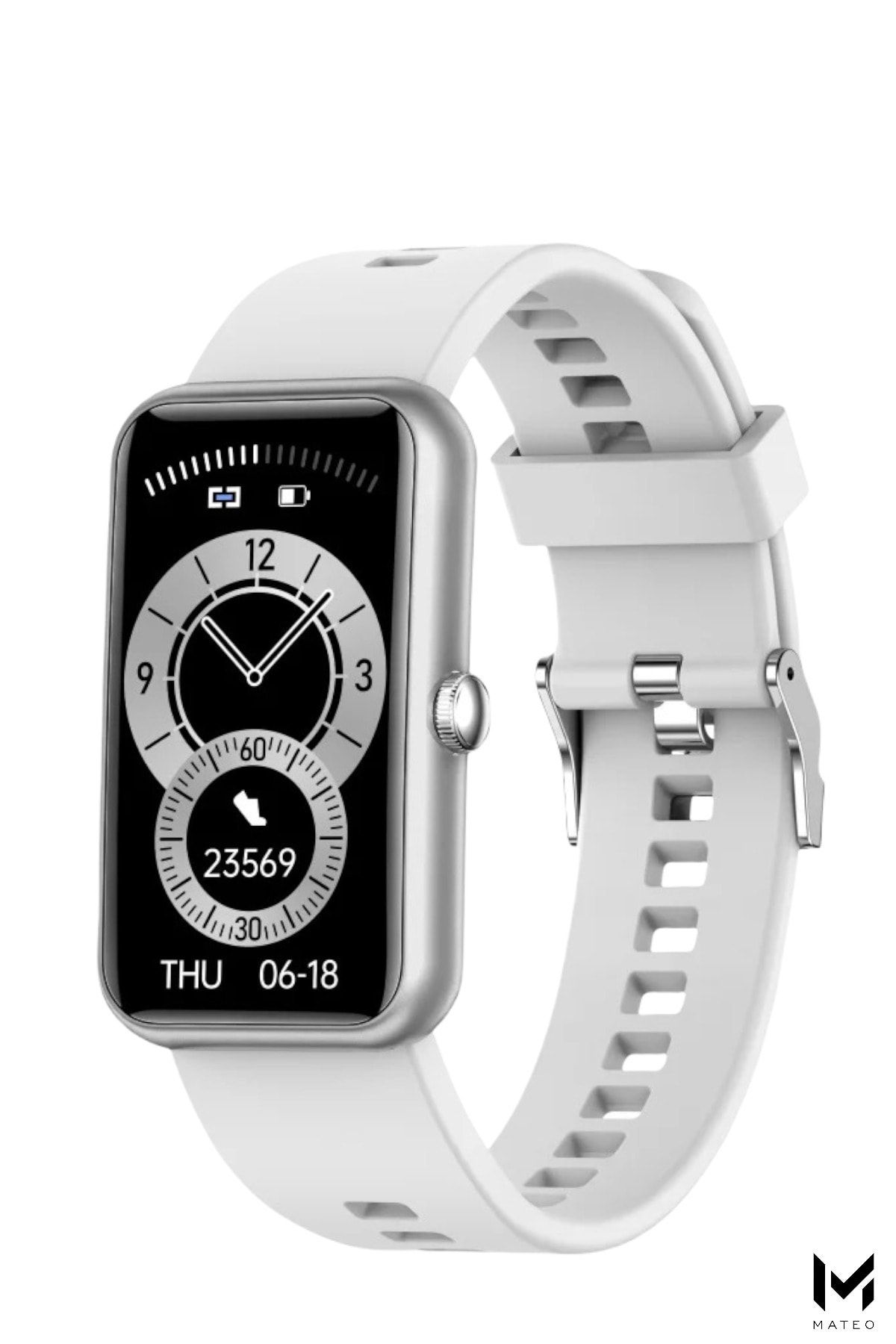 MATEO Band L16 Akıllı Bileklik Ios Androıd Uyumlu Tansiyon Ekg Kandaki O2