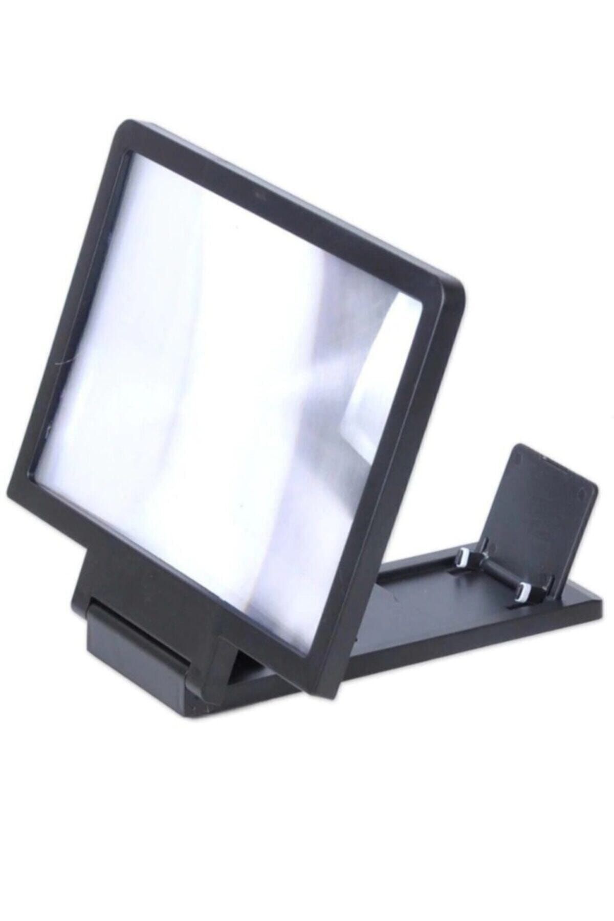 Modauyum Cep Telefon Ekran Büyüteci 3d Pvc Mercek Enlarged Screen