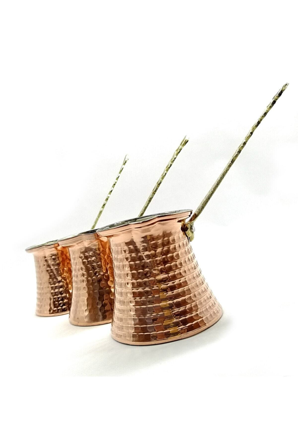 BAKIR Cezve 3 Lü Set