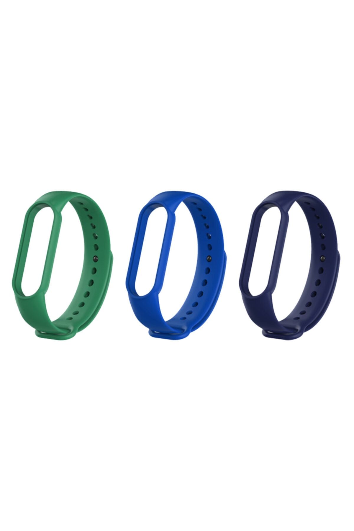 Kyver Xiaomi Mi Band 6 Ve 5 Uyumlu Silikon Kordon 3'lü Set 21